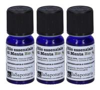 La Saponaria Olio Essenziale di Menta BIO 3x10 ml