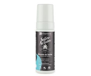 LA SAPONARIA Sativaction Mousse da barba 150ml - Schiuma per Rasatura