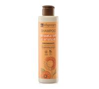 La Saponaria | Shampoo girasole e arancio dolce, Shampoo eco bio ricco di sostanze nutrienti, ideale per capelli secchi e trattati, 200ml
