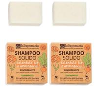 La Saponaria Shampoo Solido Rinforzante 2x50 g