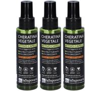 La Saponaria Spray Capelli Cheratina Vegetale 3x100 ml