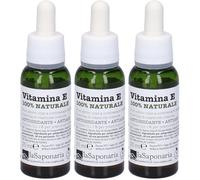 La Saponaria Vitamina E naturale 3x25 ml