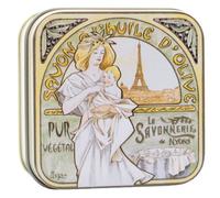 La Savonnerie de Nyons - Scatola di metallo con sapone - Mucha 3 155 g