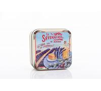 La Savonnerie de Nyons - Scatola di sapone in metallo "Champ de Lavand