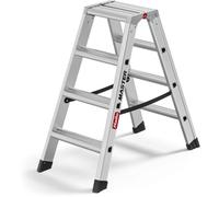 La scala Hailo Master D100 2 x 4 Stufen-Leiter è una scala doppia in alluminio c