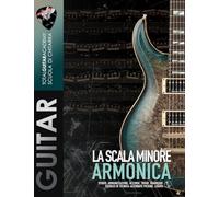 La Scala minore Armonica: Studio, armonizzazione, accordi, triadi, quadriadi. Esercizi di Tecnica: Alternate Picking, Legato
