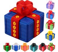 La scatola degli scherzi - Esilarante sfida a vite, confezione regalo con puzzle a sorpresa, divertenti scatole di novità per Halloween, Natale, regali per i festival Blue-red 1 PCS