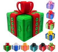 La scatola degli scherzi - Esilarante sfida a vite, confezione regalo con puzzle a sorpresa, divertenti scatole di novità per Halloween, Natale, regali per i festival Christmas Tree Box 1 PCS
