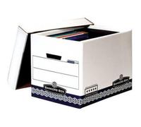 La scatola di archivio dei banchieri di massima forza di Fellowes solleva la cos