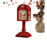 La Scatola Musicale Di Natale - Con 8 Canzoni E Una Figurina Lanterna - Il Globo Di Neve Musicale Rotante - Per La Casa Il Soggiorno Tavolo La Stagione Natalizia La Festa La Famiglia