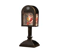 La Scatola Musicale Di Natale - Lanterna Decorativa 3D Con 8 Canzoni | Carillon Rotanti Per Donne | Per La Festa Invernale La Famiglia La Casa Il Soggiorno Il Tavolo