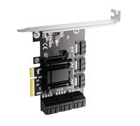 La scheda adattatore Multiport SATA3.0 PCIE 4X consente l'accesso ai dati ad alta velocità da 6 Gbps