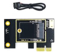 La Scheda Adattatore per Scheda di Rete Wireless da M.2 un PCIE NGFF Supporta La Scheda di Rete 7260 8265 1650 1675X AX200 AX210