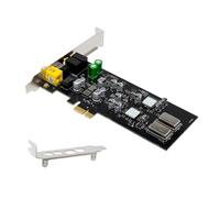 La scheda audio digitale PCIe ad alta precisione offre campionamento a 16/24 bit 48kHz per sistemi di decodifica professionali Scheda audio PCIe CM108AH