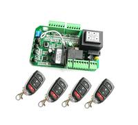 La scheda madre dell'aprimotore for cancello scorrevole versione universale sostituisce il circuito 433,92 Mhz telecomando Rolling Code,Resistenza a tutte le intemperie(4 remote control kit)