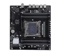 La Scheda Madre X99E DDR4 LGA 2011 Supporta Processori CPU E5 2666 V3 2673/2696, Interfaccia NVME M.2, DDR4 da 256 GB, Prestazioni Stabili con Batteria CR2032, per Giochi, Computer