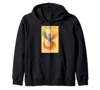 La Scheda Tarocchi Vintage del Lettore Phoenix Felpa con Cappuccio
