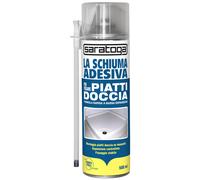 La Schiuma Adesiva Piatti Doccia Saratoga 500ml Bianco perla