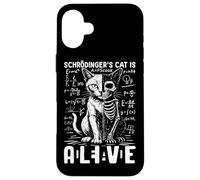 La scienza dei gatti di Schrödinger è viva e morta Custodia per iPhone 16 Plus