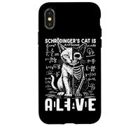 La scienza dei gatti di Schrödinger è viva e morta Custodia per iPhone X/XS