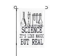 La scienza è come la magia, ma è vera bandiera 12x18 iarde cartello banner bifacciale senza asta