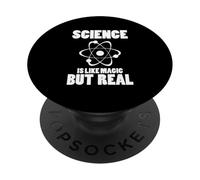La scienza è come la magia ma la vera scienza divertente PopSockets PopGrip Adesivo