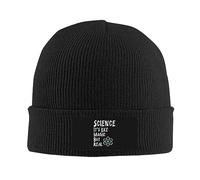 La Scienza È Come La Magia Ma Reale Unisex Caldo Berretto Traspirante Berretto in Maglia Termico Cappello in Maglia per Corsa All'Aperto Bici
