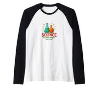 La Scienza è Come Una magia ma Un Vero Design Intelligente STEM Maglia con Maniche Raglan