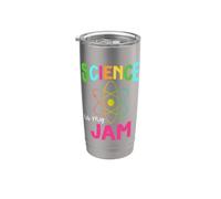 La scienza è la mia marmellata Scienziato Fisica STEM Scienza Nerd G icchiere termico in acciaio inox doppia parete