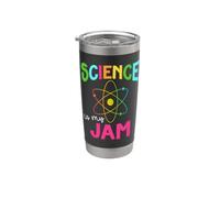 La scienza è la mia marmellata Scienziato Fisica STEM Scienza Nerd G icchiere termico in acciaio inox doppia parete