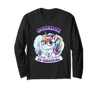 La Scienza è Magica Atmosfera da Unicorno Maglia a Manica