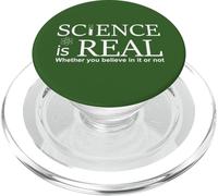 La scienza è reale - Divertente insegnante di scienze Geek Nerd PopSockets PopGrip per MagSafe