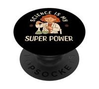 La scienza è una superpotenza STEM Girls PopSockets PopGrip Adesivo