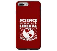 La scienza non è una cospirazione liberale - Politica scientifica divertente Custodia per iPhone 7 Plus/8 Plus