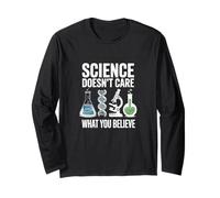 La scienza non si preoccupa di ciò che credi apprezzamento degli insegnanti Maglia a Manica