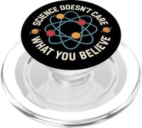 La scienza non si preoccupa di ciò che credi Atomo di fisica divertente PopSockets PopGrip per MagSafe