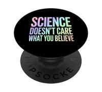 La scienza non si preoccupa di ciò in cui credi affermazione audace PopSockets PopGrip Adesivo