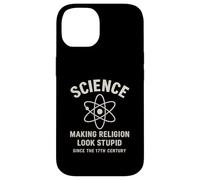 La scienza rende la religione stupida dal XVII secolo Custodia per iPhone 14