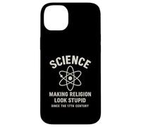 La scienza rende la religione stupida dal XVII secolo Custodia per iPhone 14 Plus