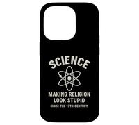 La scienza rende la religione stupida dal XVII secolo Custodia per iPhone 14 Pro