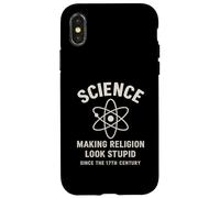 La scienza rende la religione stupida dal XVII secolo Custodia per iPhone X/XS