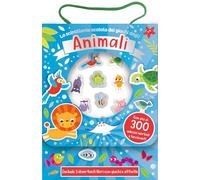 La scintillante scatola dei giochi degli animali. Ediz. a colori. Con Adesivi