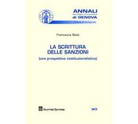 La scrittura delle sanzioni (una prospettiva costituzionalistica)