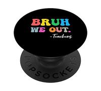 La scuola è fuori per l'estate Occhiali da sole retrò Vacation Vibes PopSockets PopGrip Adesivo