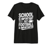 La Scuola è Importante ma Il Calcio è Importante Maglietta Premium