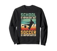 La Scuola è Importante, ma Il Calcio è Un Giocatore Importante Felpa