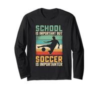 La Scuola è Importante, ma Il Calcio è Un Giocatore Importante Maglia a Manica