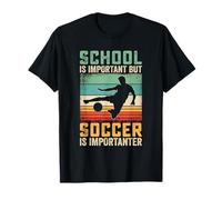 La Scuola è Importante, ma Il Calcio è Un Giocatore Importante Maglietta