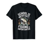 La Scuola è Importante, ma la Pesca è Importante Dire Maglietta