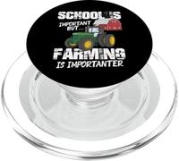 La scuola è importante, ma l'agricoltura è importanteanteFattoria vintage PopSockets PopGrip per MagSafe